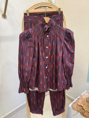 Conjunto estampado etnico