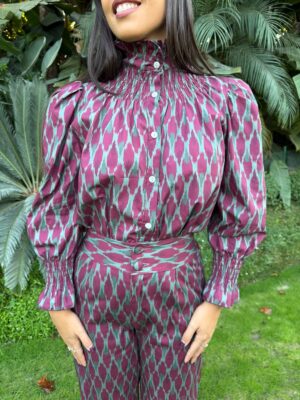 Conjunto estampado etnico