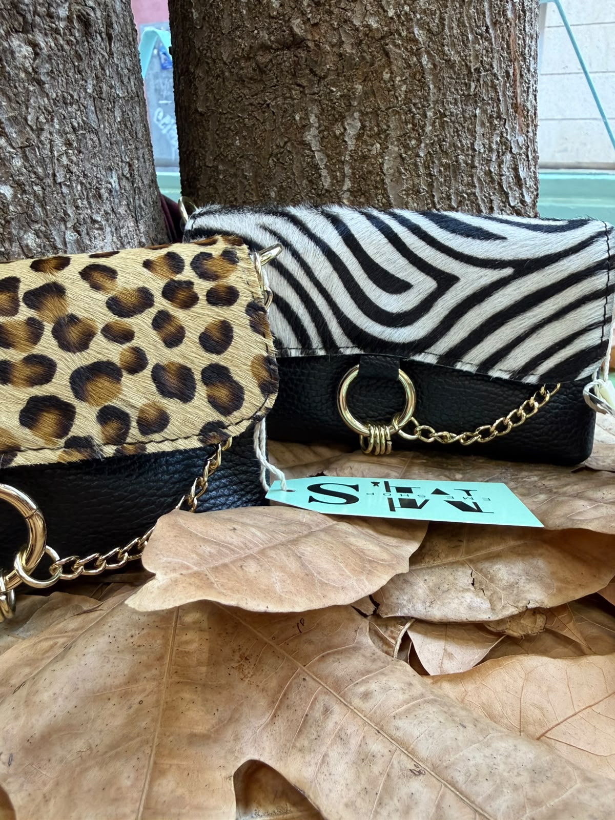 Bolso mini animal print