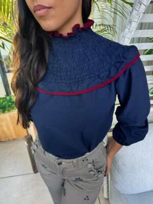 Camisa nido de abeja