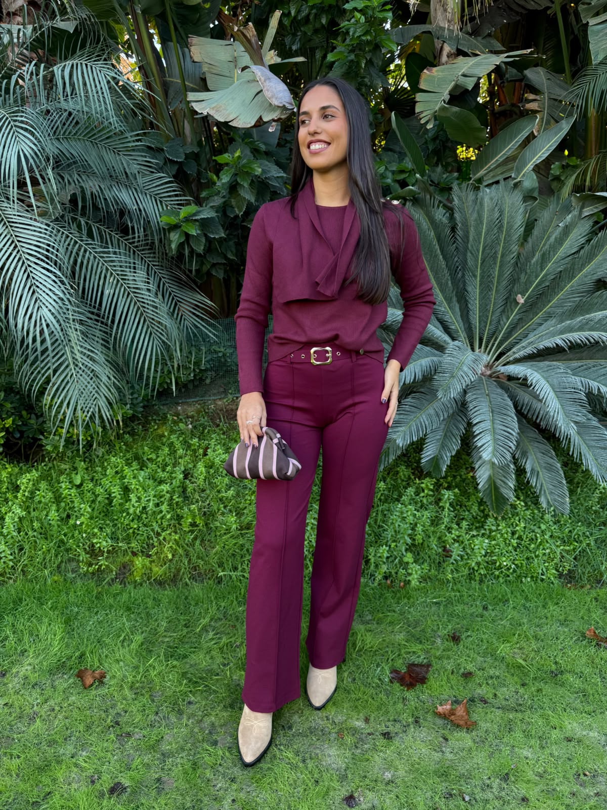 Pantalon elástico cinturon