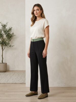 Pantalón cintura verde
