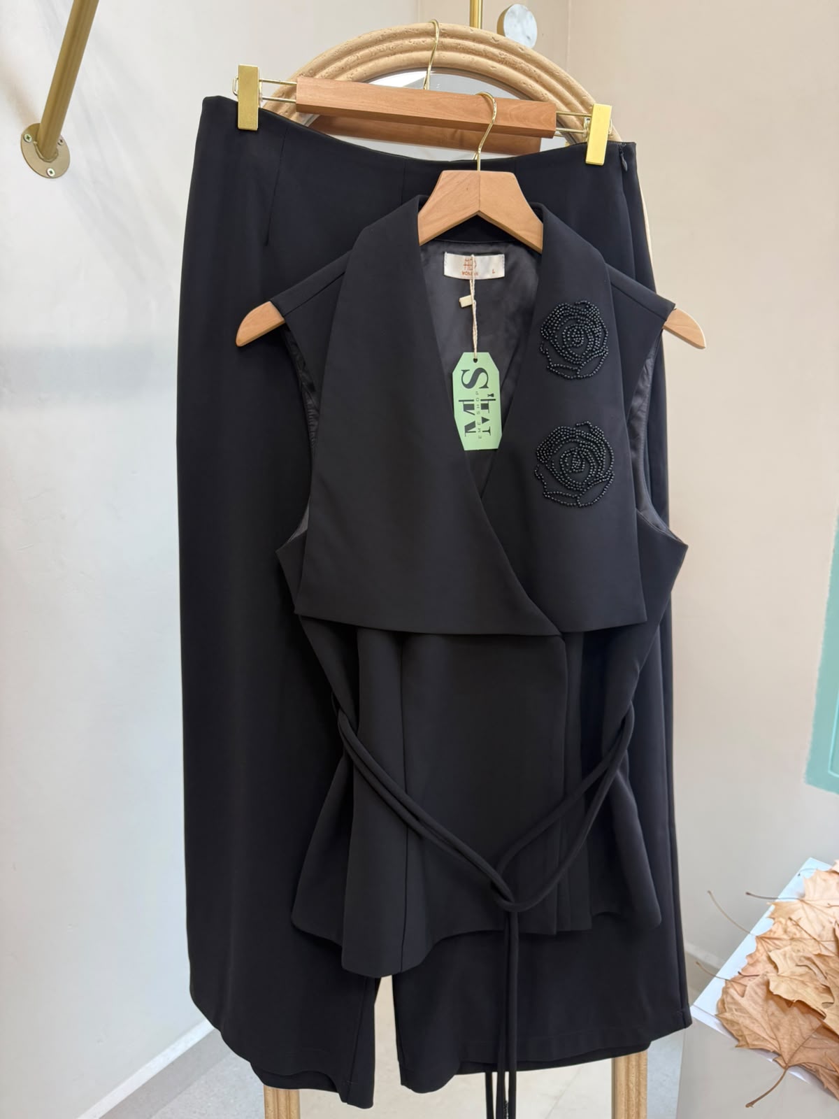 Conjunto fiesta abalorios