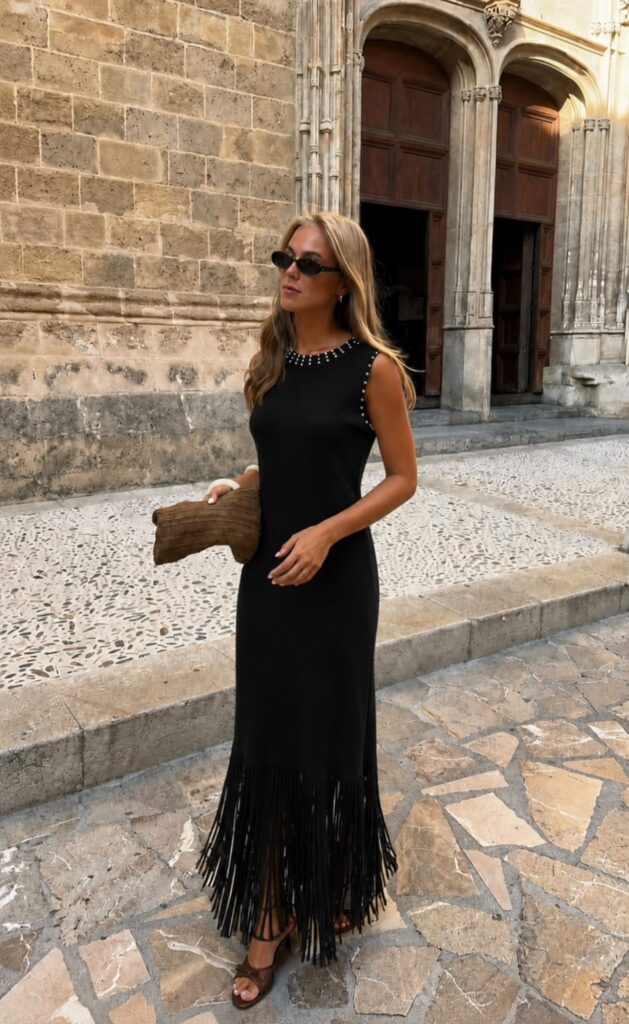 Vestido tachuelas
