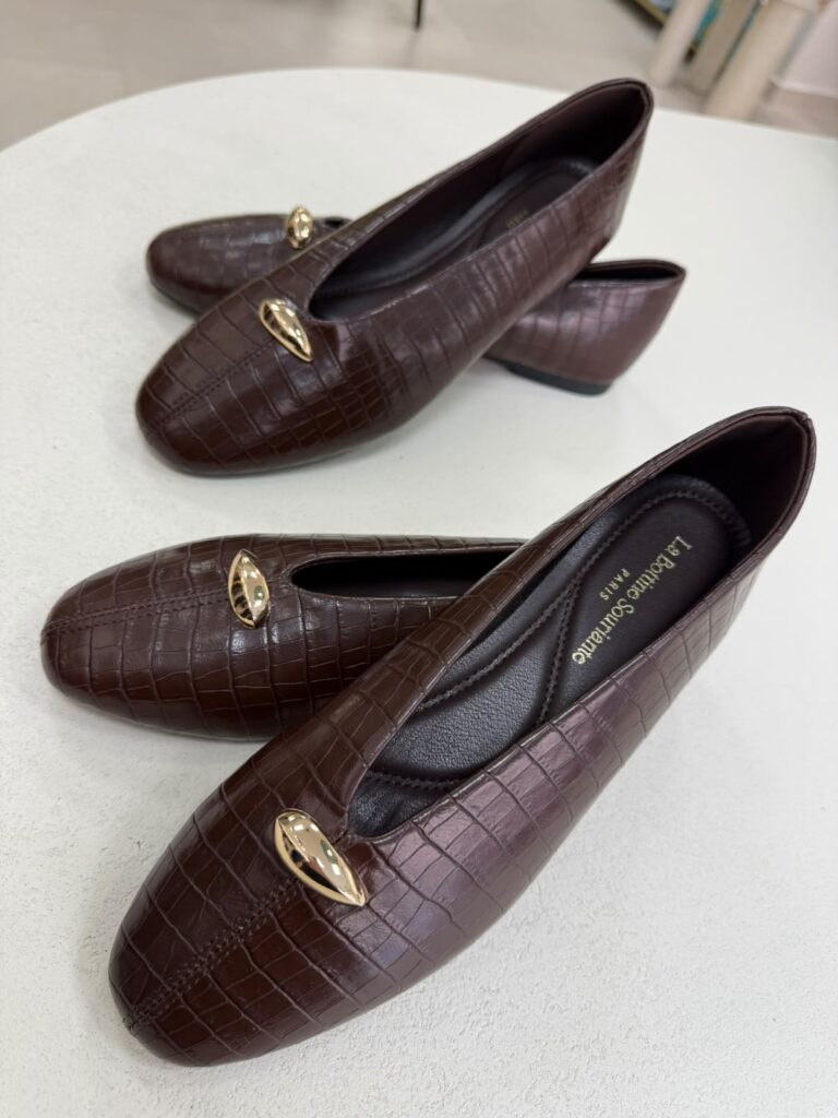 Bailarinas hebilla dorada