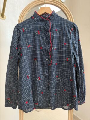 Camisa cuadros cerezas