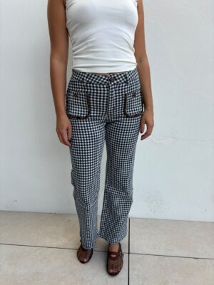 Pantalón vichy  Maison Onado
