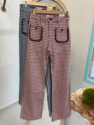 Pantalón vichy  Maison Onado