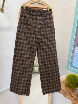 Pantalón cuadros  Maison