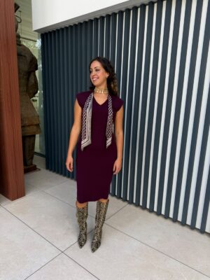 Vestido punto pañuelo