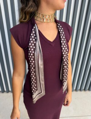 Vestido punto pañuelo