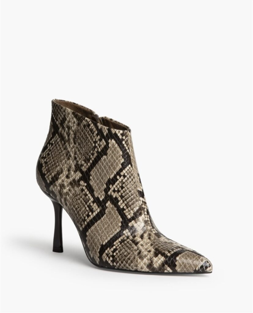 Botines bajos serpiente