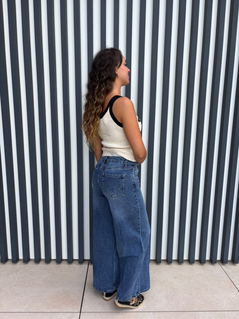Pantalón vaquero estrellas