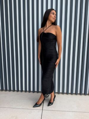 Vestido flecos fiesta