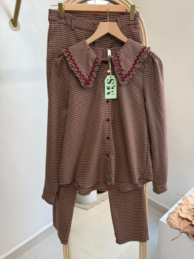 Conjunto cuadros camisa