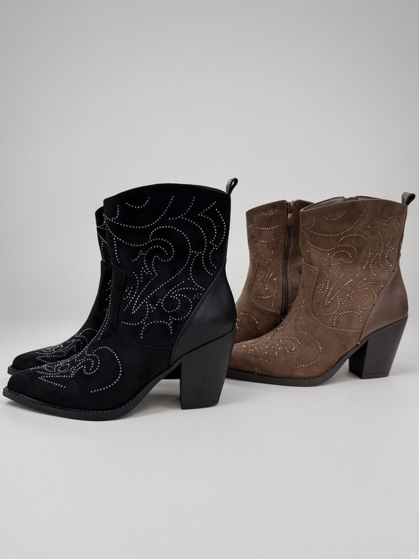Botines bajos cowboy