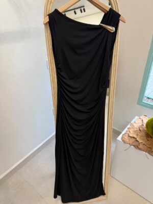 Vestido hebilla hombro