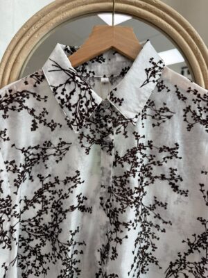 Camisa gasa flores